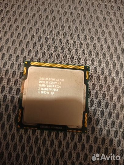 Процессор Intel core i3-540