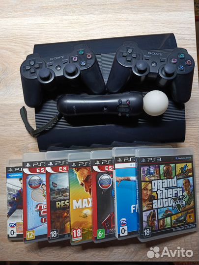 Ps3 super slim 500gb прошитая