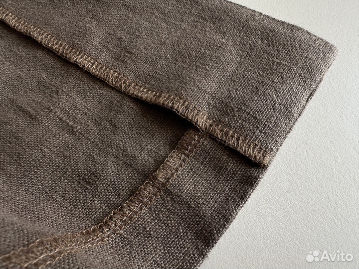 Рубашка лен девочка 10-12 лет Сост.отличное