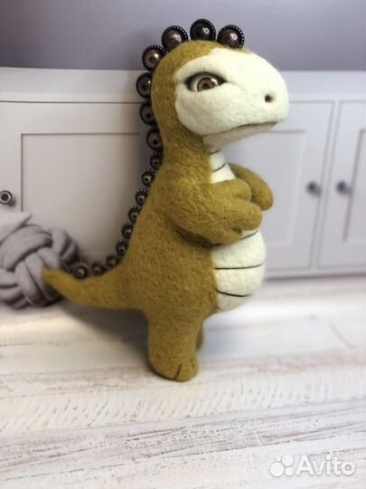 Войлочная игрушка: Динозаврик