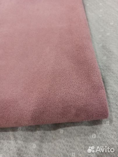 Отрез ткани замша на трикотаже
