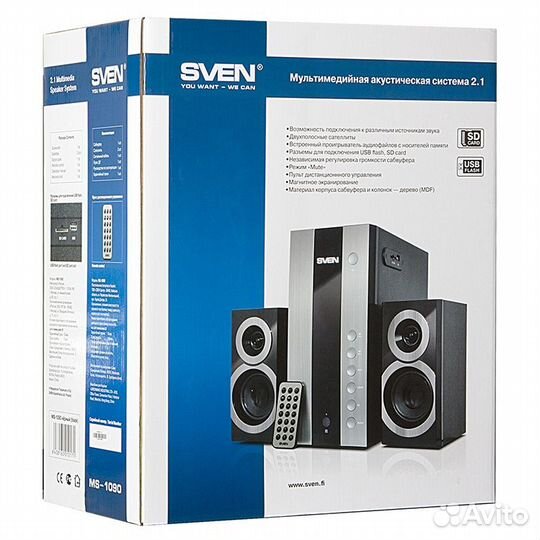 Акустическая система sven MS-1090