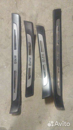 Накладки порогов BMW Е65