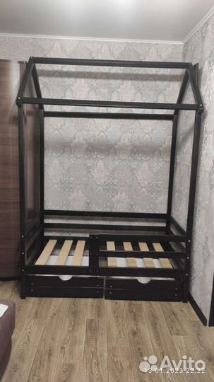 Кровать домик из массива сосны. Aктyaльнaя цeнa