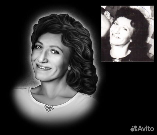 Фото на памятник, реставрация