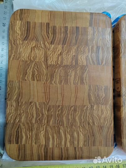 Торцевая разделочная доска ясень