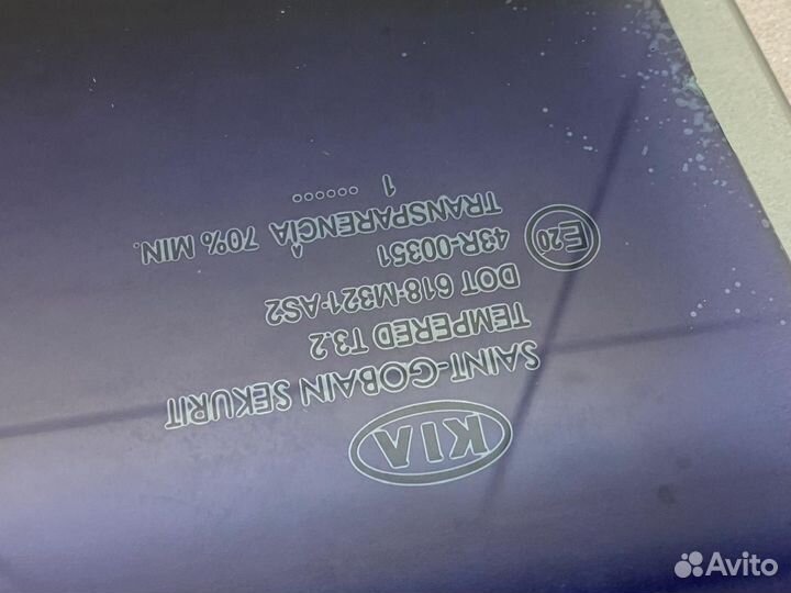 Стекло двери задней правой Kia ceed ed рестайлинг