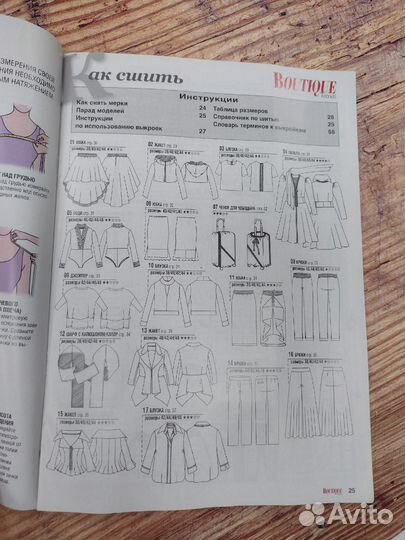 Журнал с выкрой Boutique Trends