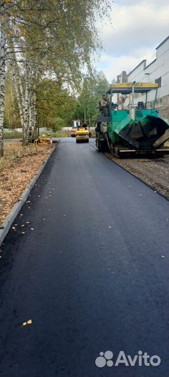 Асфальтирование дорог двора укладка асфальта