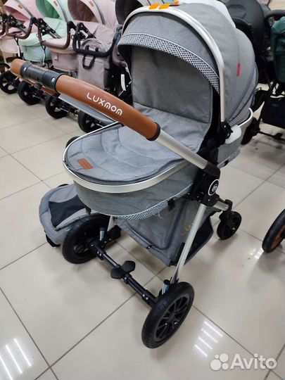 Коляска люкс мом 3в1