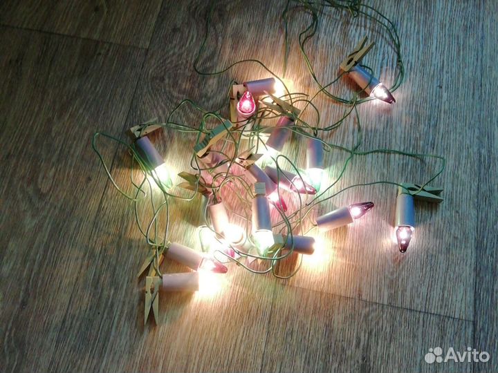 Елочная гирлянда СССР