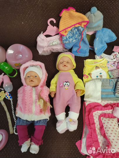 2 пупса + одежда