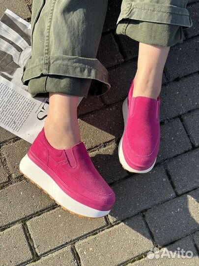 Слипоны женские натуральная