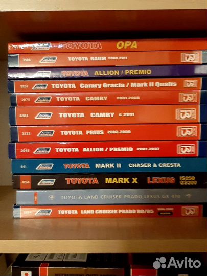Автолитература на автомобили Toyota