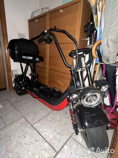 Электроскутер white siberia mini r