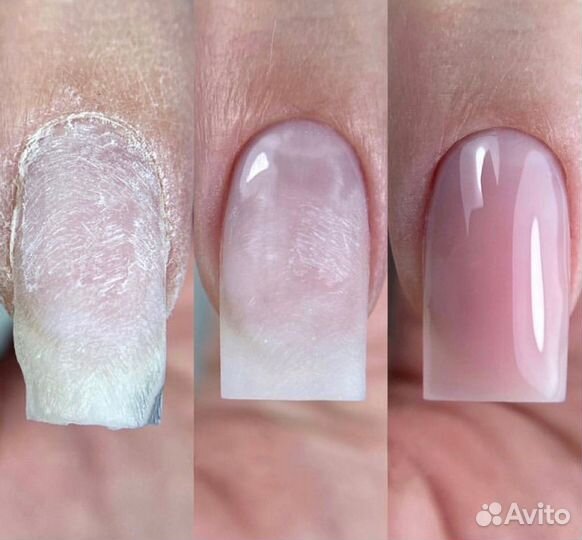 Маникюр с покрытием гель-лак, укрепление гелем