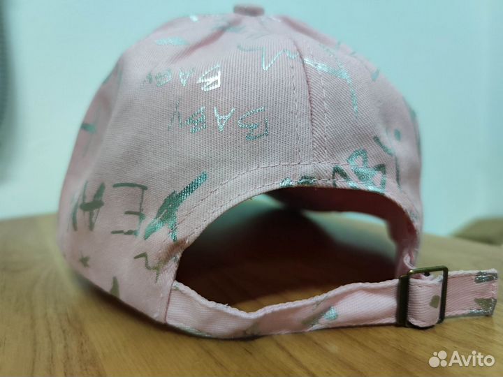 Новая бейсболка (кепка) розовая с надписью