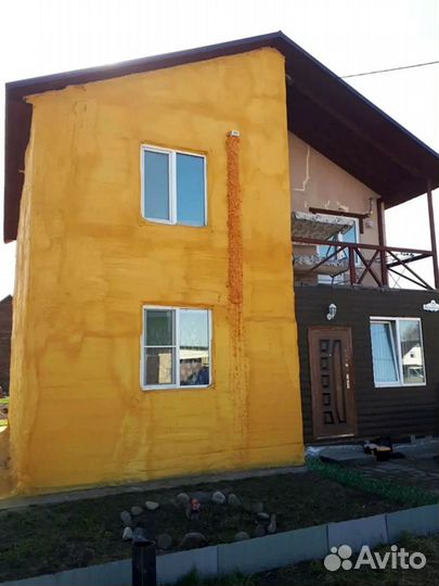 Утепление потолка пенополиуританом