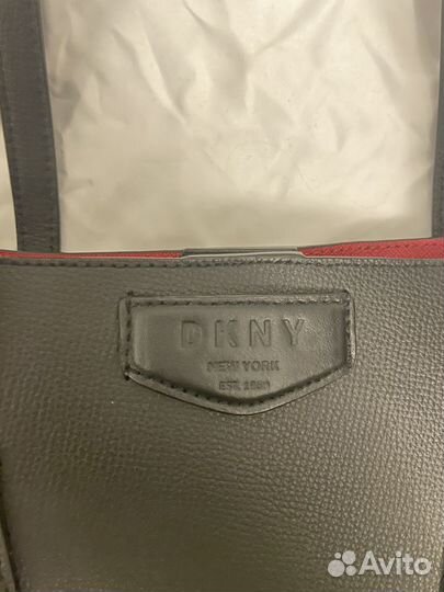 Сумка кожаная dkny