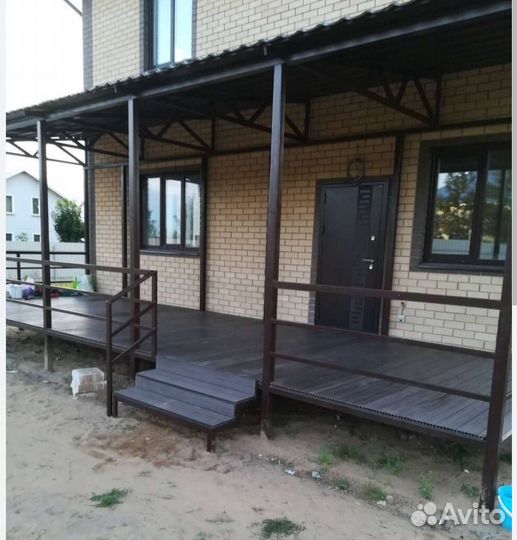 Пристройка к дому - веранды, беседки, террасы