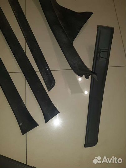 Накладки порогов Субару Форестер SH 2008-2013г.в