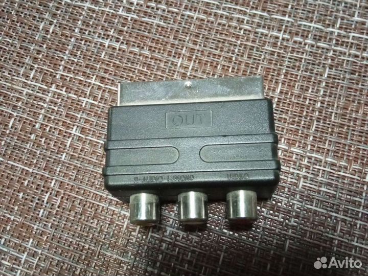 Переходник skart на 3 RCA