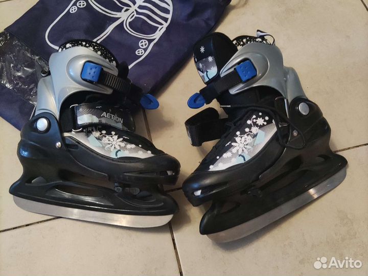 Коньки раздвижные 30-33р