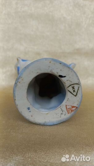 Статуэтка Синица. Старая Гжель