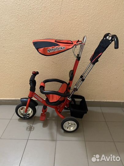 Детский трехколесный велосипед коляска