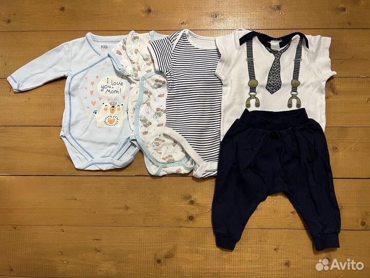 Одежда для мальчика до 3 месяцев 56-62 размер