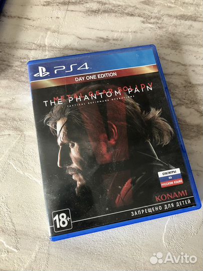 Игры для приставок ps4 Metal Gear Solidy 5