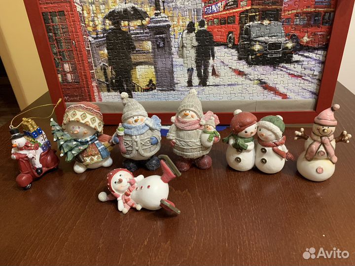 Коллекция снеговичков