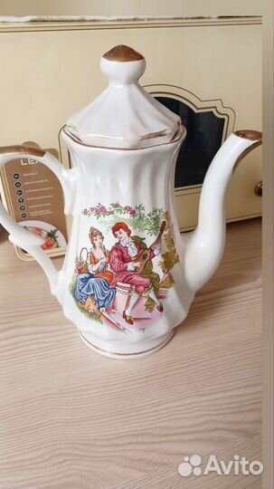 Кофейник СССР фарфоровый