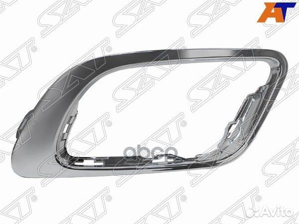 Молдинг оправы птф renault fluence 13-17 RH хро