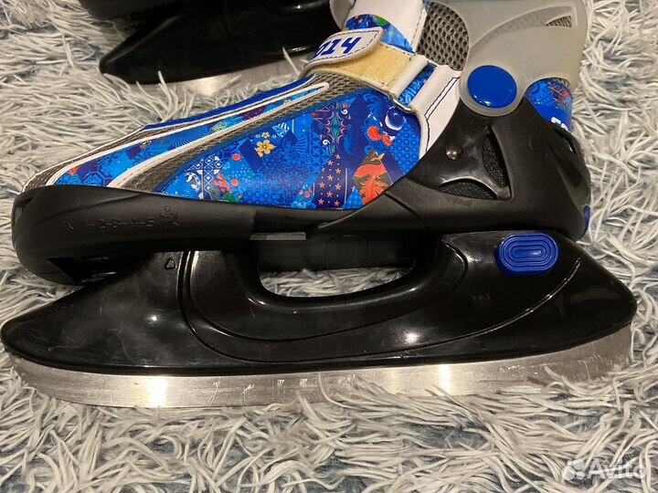 Коньки детские 34 размер (раздвижные)