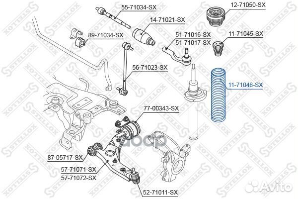 Пыльник амортизатора переднего Mazda 3 BK 03