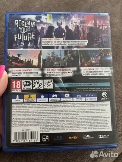 Игра для приставки ps4 watch dogs