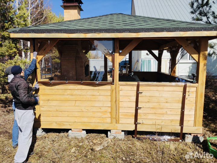 Гибкие окна/окна пвх