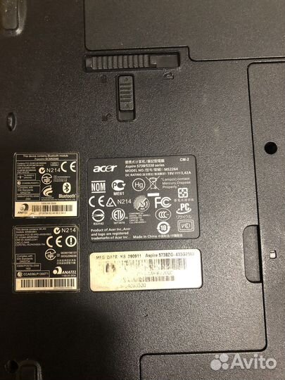 Acer aspire 5738