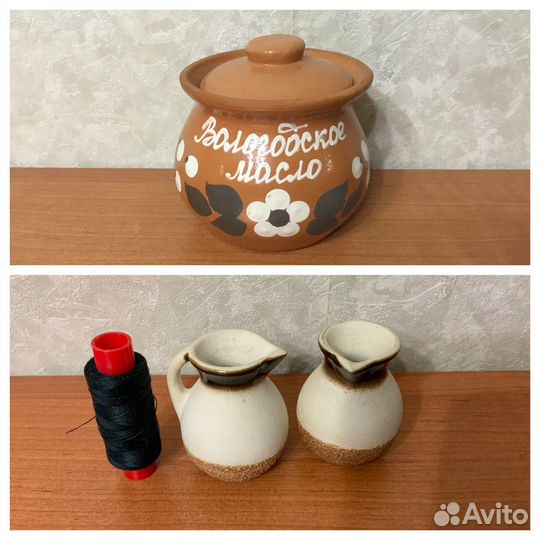 Глиняная и стеклянная посуда и др