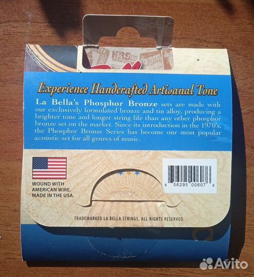 Струны для акустической гитары (La Bella)