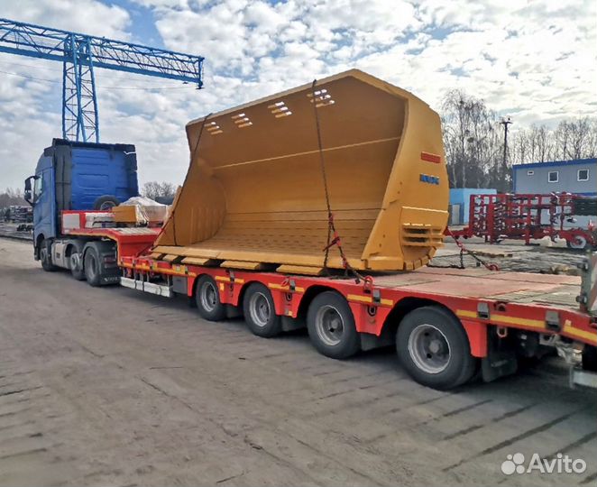 Грузоперевозки негабарита на траллах