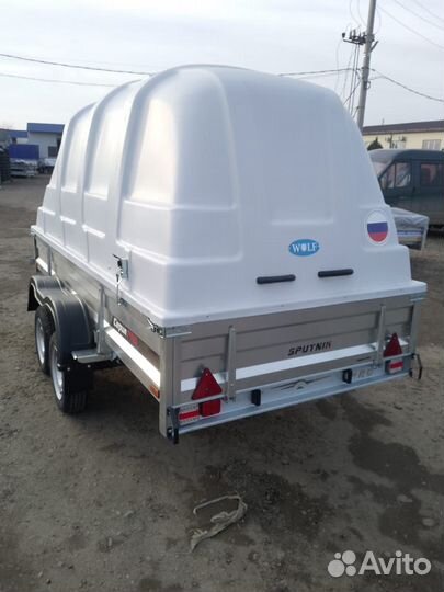 Прицеп спутник про 3,5*1,6 с крышкой