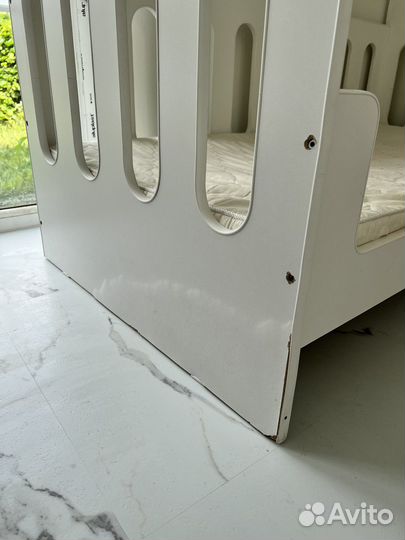 Детская кровать домик с матрасом