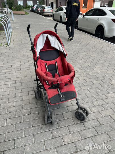 Коляска трость красная