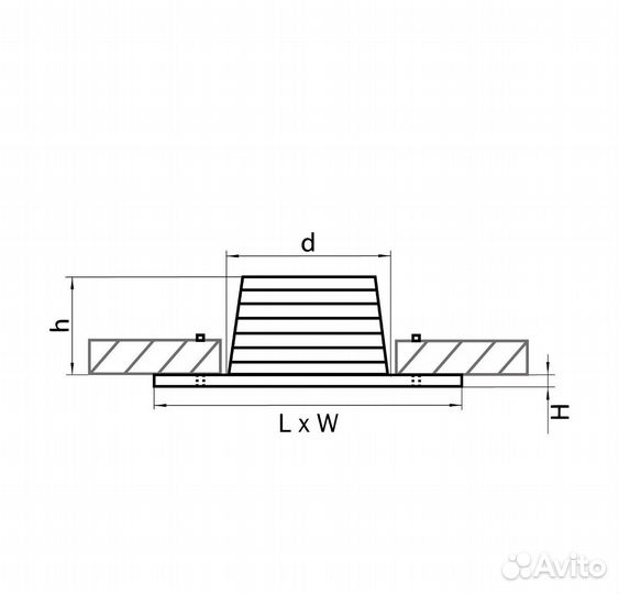 Светильник встраиваемый
