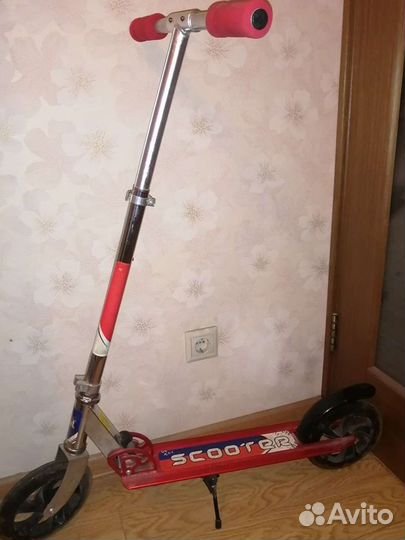 Самокат взрослый с большими колесами