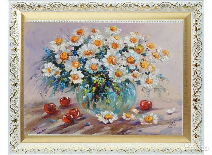 Картина маслом Полевые цветы 24,30