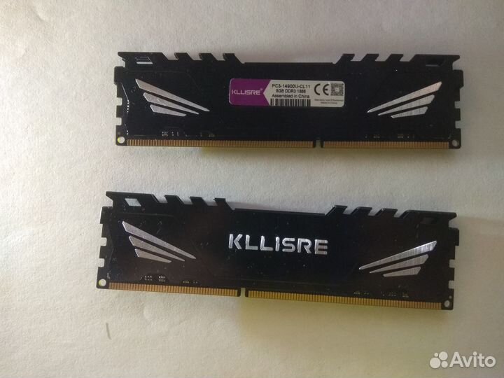 Оперативная память ddr3 16 gb 1866 mhz Kllisre