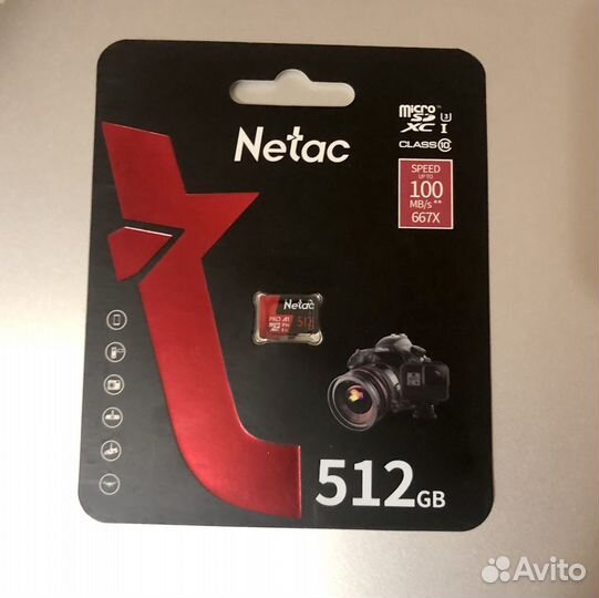 Карта памяти Micro SD 512gb Class 10